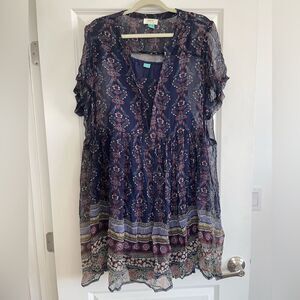 Plus tunic dress- Anthropologie